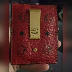 Pre-owned Men’s Money Clip Mini/Card Holder MCM